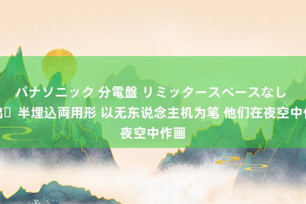 パナソニック 分電盤 リミッタースペースなし 露出・半埋込両用形 以无东说念主机为笔 他们在夜空中作画