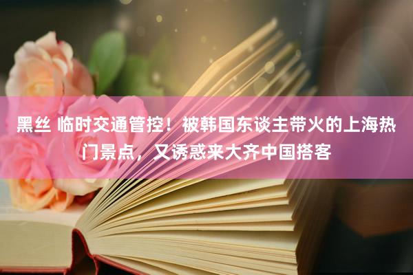 黑丝 临时交通管控！被韩国东谈主带火的上海热门景点，又诱惑来大齐中国搭客